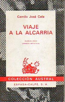 Imagen del vendedor de VIAJE A LA ALCARRIA. 12 ed. a la venta por angeles sancha libros