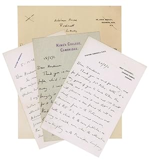 Image du vendeur pour 4 autograph letters signed. mis en vente par Antiquariat INLIBRIS Gilhofer Nfg. GmbH