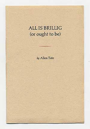 All is Brillig (or ought to be)
