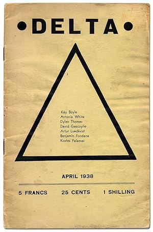Imagen del vendedor de Delta, April 1938 (formerly The Booster) a la venta por Between the Covers-Rare Books, Inc. ABAA