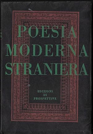 Bild des Verkufers fr POESIA MODERNA STRANIERA - Vol.1 zum Verkauf von ART...on paper - 20th Century Art Books