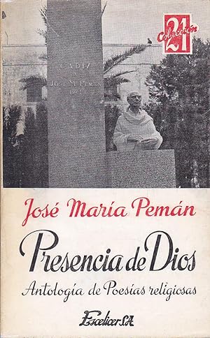 Imagen del vendedor de PRESENCIA DE DIOS Antologa de Poesas religiosas (colecc 21 n 47) 1EDICION a la venta por CALLE 59  Libros