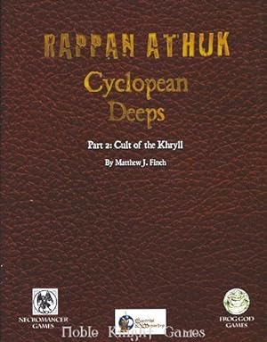 Seller image for Cyclopean Deeps #2 - Cult of the Khryll w/PDF Swords & Wizardry (Rappan Athuk (Swords & Wizardry)) for sale by Noble Knight Games