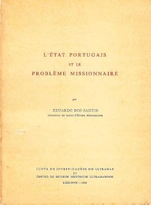 Seller image for L'tat Portugais et le Problme Missionnaire. (Traduit du portugais par Jean Haupt) for sale by Artes & Letras