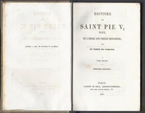 Seller image for Histoire de Saint Pie V, pape, de l'ordre des frres prcheurs, seconde dition (tome second uniquement) for sale by LES TEMPS MODERNES