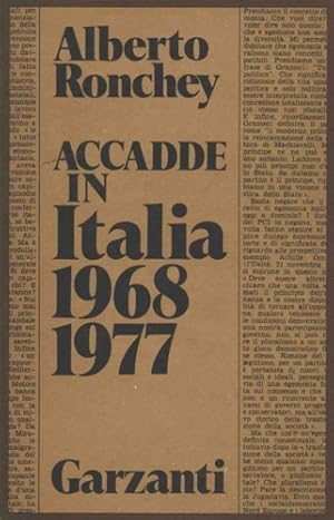 Bild des Verkufers fr Accadde in Italia (1968-1977). zum Verkauf von FIRENZELIBRI SRL