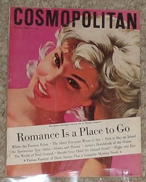 COSMOPOLITAN MAGAZINE (March 1958; Volume-144 #3); Painted Cover of Mylene Demongeot, the New Fac...