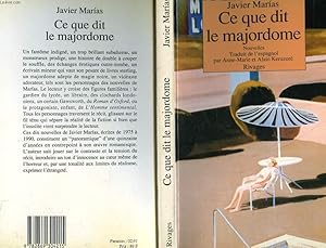 Imagen del vendedor de CE QUE DIT LE MAJORDOME a la venta por Le-Livre