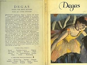 Bild des Verkufers fr EDGAR-HILAIRE-GERMAIN DEGAS 1834-1917 zum Verkauf von Le-Livre