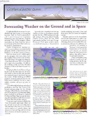 Seller image for GEOPHYSICAL INSTITUTE QUARTERLY, VOL. 17, N 1, 2001 for sale by Le-Livre