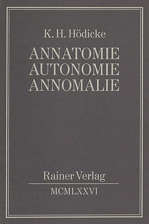 Annatomie Autonomie Annomalie