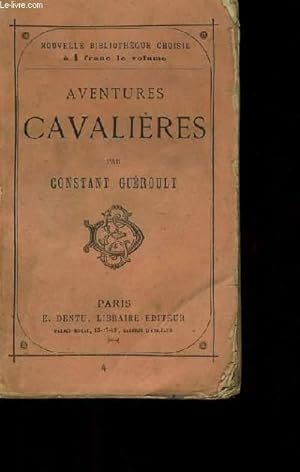 Bild des Verkufers fr AVENTURES CAVALIERES. zum Verkauf von Le-Livre