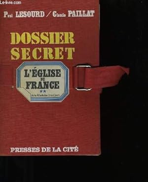 Imagen del vendedor de DOSSIER SECRET. a la venta por Le-Livre