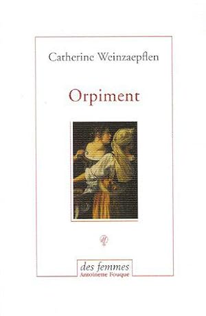 Imagen del vendedor de Orpiment a la venta por JLG_livres anciens et modernes