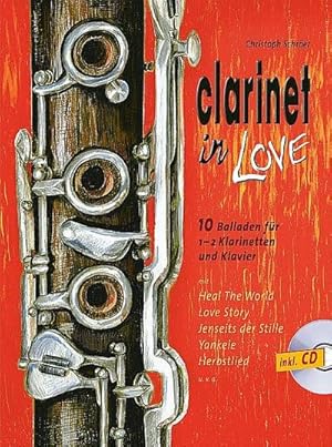 Imagen del vendedor de Clarinet in Love : 10 Balladen fr 1-2 Klarinetten und Klavier. 1-2 Klarinetten und Klavier. Play-Along. a la venta por AHA-BUCH GmbH