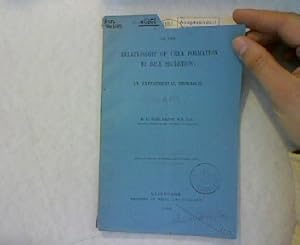 Seller image for Relationship of urea formation to bile secretion : An experimental research by D. Noel-Paton, M.D., B.Sc., biological fellow of the university of Edingburgh. From the Journal of Anatomy and Physiology, 1886. for sale by Antiquariat Bookfarm