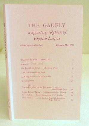Imagen del vendedor de The Gadfly - A Quarterly Review Of English Letters - Volume Eight [8] Number III, February May 1986 a la venta por Eastleach Books