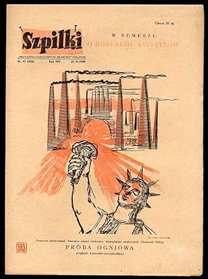 Imagen del vendedor de Szpilki. R.14 (1948). Nr 47 (382) (21 listopada 1948) a la venta por POLIART Beata Kalke