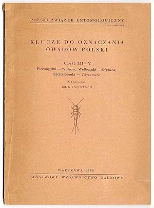 Seller image for Klucze do oznaczania owadow Polski. Cz.: 3-5. Pierwogonki-Protura, Widlogonki-Diplura, Szczeciogonki-Thysanura for sale by POLIART Beata Kalke