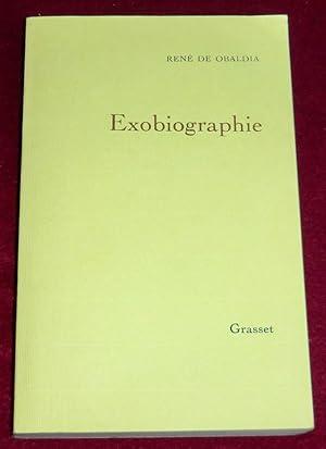 Imagen del vendedor de EXOBIOGRAPHIE a la venta por LE BOUQUINISTE