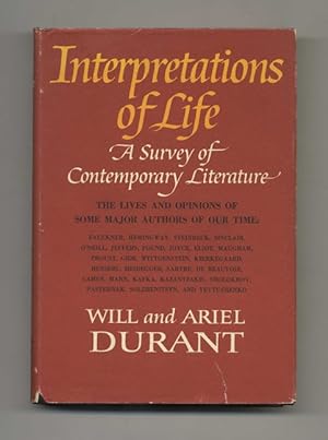 Bild des Verkufers fr Interpretations of Life: A Survey of Contemporary Literature: The Lives and Opinions of Some Major Authors of Our Time: - 1st Edition/1st Printing zum Verkauf von Books Tell You Why  -  ABAA/ILAB