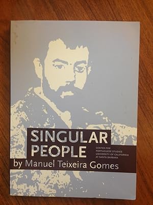Seller image for Singular People by Manuel Teixeira Gomes for sale by Epilonian Books