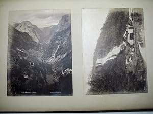 Norwegen 1890. Mit 17 Photografien (Albuminabzüge auf festem Karton). Jeweils ca. 13x18 cm (12), ...