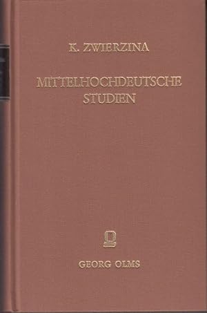 Mittelhochdeutsche Studien.
