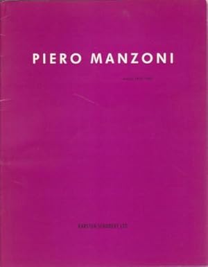 Bild des Verkufers fr PIERO MANZONI: WORKS 1957-1961 zum Verkauf von Arcana: Books on the Arts