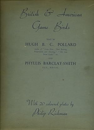 Imagen del vendedor de British and American Game Birds a la venta por Little Stour Books PBFA Member