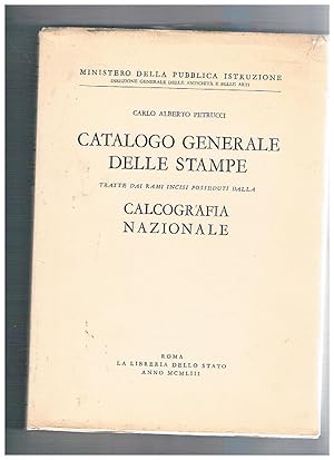 Immagine del venditore per Catalogo generale delle stampe tratte dai rami incisi posseduti dalla Calcografia Nazionale. venduto da Libreria Gull