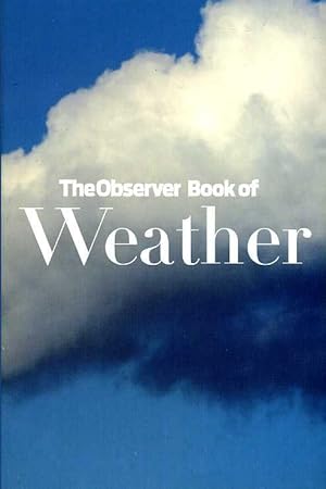 Seller image for The Observer Book of Weather for sale by Godley Books