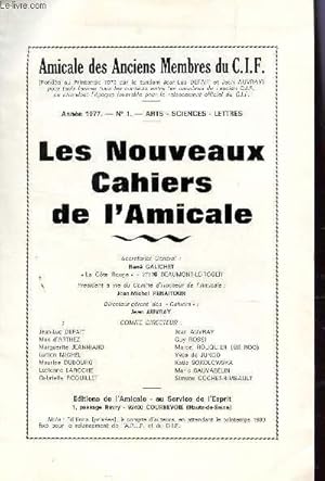 Seller image for LES NOUVEAUX CAHIERS DE L'AMICALE - ANNEE 1977 - N1 . for sale by Le-Livre