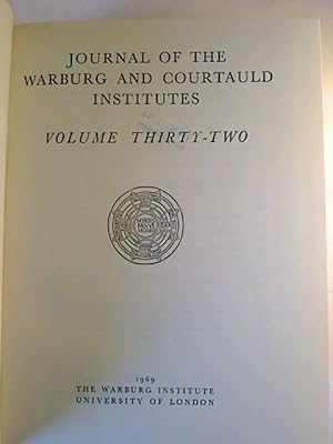 Journal of the Warburg and Courtauld Institutes. - Vol. 32.
