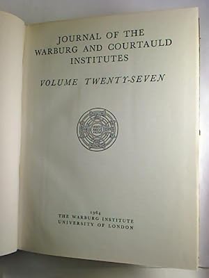 Journal of the Warburg and Courtauld Institutes. - Vol. 27.