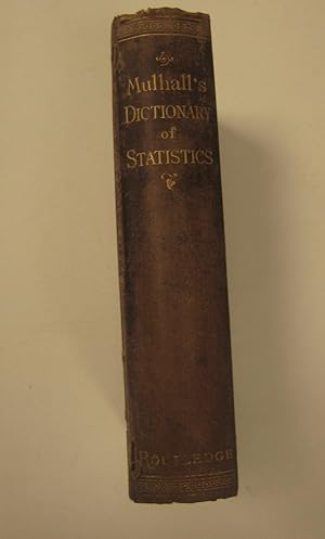 Mulhall's dictionary of Statistics