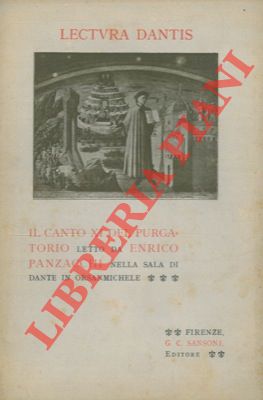 Bild des Verkufers fr Il canto XI del Purgatorio. zum Verkauf von Libreria Piani