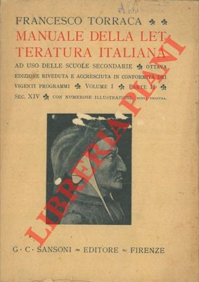 Bild des Verkufers fr Manuale della letteratura italiana. Vol. 1 Parte II - Vol. 2 - Vol. 3 Parte II. zum Verkauf von Libreria Piani