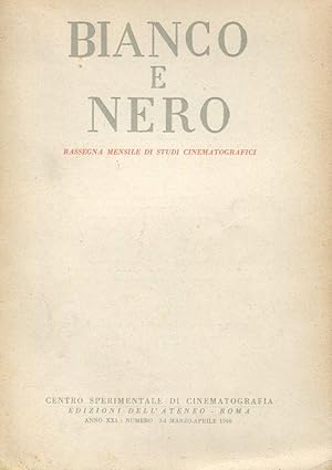 BIANCO E NERO - 1960 - rassegna mensile di studi cinematografici - num. 03-04 del marzo-aprile 19...