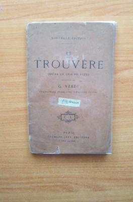 Seller image for LE TROUVERE opra en quatre actes for sale by KEMOLA
