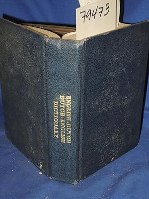 Image du vendeur pour DUTCH-ENGLISH AND ENGLISH-DUTCH DICTIONARY mis en vente par Princeton Antiques Bookshop
