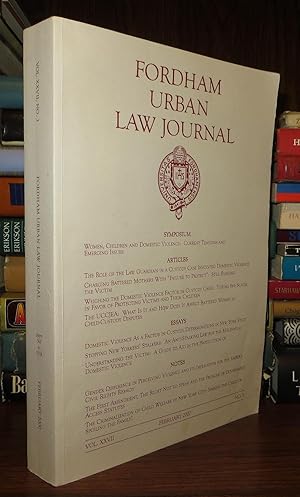 Imagen del vendedor de FORDHAM URBAN LAW JOURNAL February 2000, No. 3, Vol. XXVII a la venta por Rare Book Cellar