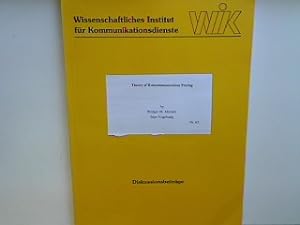 Seller image for Theory of Telecommunications Pricing. Wissenschaftliches Institut für Kommunikationsdienste (WIK) - Diskussionsbeiträge Nr. 65; for sale by books4less (Versandantiquariat Petra Gros GmbH & Co. KG)