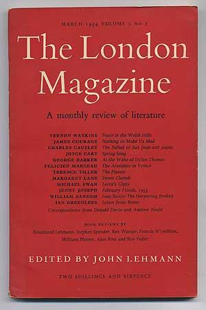 Seller image for The London Magazine, A Monthly Review of Literature, March 1954, Volume I, No2 for sale by Between the Covers-Rare Books, Inc. ABAA