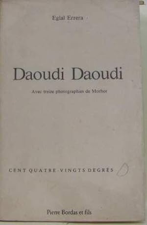 Bild des Verkufers fr Daoudi daoudi zum Verkauf von crealivres