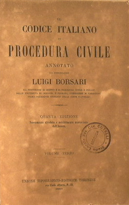 Bild des Verkufers fr Il codice italiano di procedura civile zum Verkauf von Antica Libreria Srl