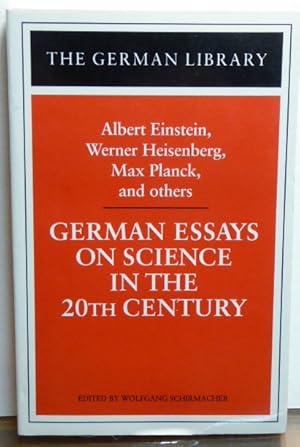 Seller image for German Essays on Science in the 20th Century for sale by RON RAMSWICK BOOKS, IOBA