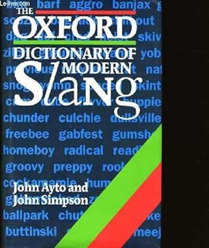 Seller image for THE OXFORD DICTIONARY MODERN SLANG. for sale by Le-Livre