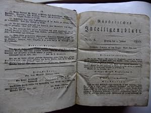 Münsterisches Intelligenzblatt. Nro. 1 bis Nro. 105 (somit komplett) 1822.