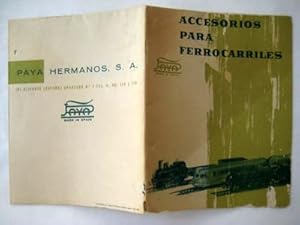 Catálogo - Catalog : ACCESORIOS PARA FERROCARRILES. PAYA